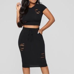 Fashion Nova Skirt Set
